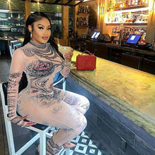 Load image into Gallery viewer, Caresha Tattoo Bodysuit
