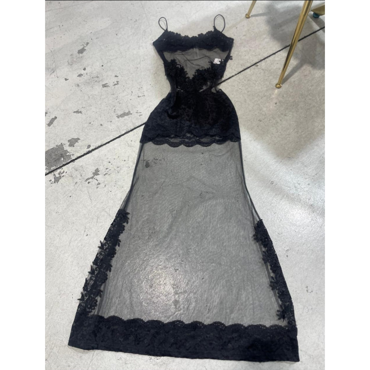 Mesh See through Dress (Black) – Glammedpretty_boutique