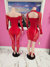 Load image into Gallery viewer, Touch My Body Bodysuit (Red)
