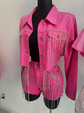 Load image into Gallery viewer, Fancy Bling Shorts Set (Pink)
