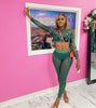 Baddie Tights Set (Green)