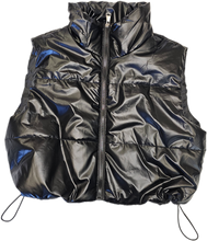 Load image into Gallery viewer, Shine On Puff Vest (Black)
