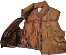 Load image into Gallery viewer, Stay Warm Puff Vest (Brown)
