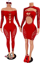Load image into Gallery viewer, Touch My Body Bodysuit (Red)

