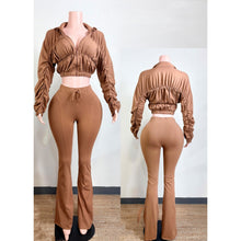 Load image into Gallery viewer, Caramel Pant Set (Chestnut)