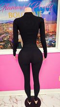 Load image into Gallery viewer, Three Hearts Tights Set (Black)
