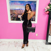 Fine Wine Maxi Dress (Black)