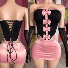 Load image into Gallery viewer, Bows Gloves Skirt Set
