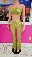 Load image into Gallery viewer, Lace Pant Set (Green)
