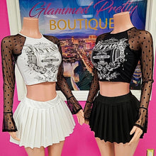 Load image into Gallery viewer, Whiskey Me Top (Black) (White)
