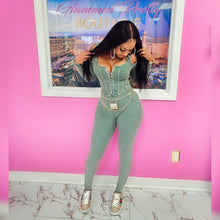 Load image into Gallery viewer, Happy Mineral Jumpsuit (Green)
