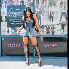 Load image into Gallery viewer, Amy Denim Dress (Dark Ash)
