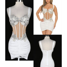 Load image into Gallery viewer, Angel Glam Dress (White)
