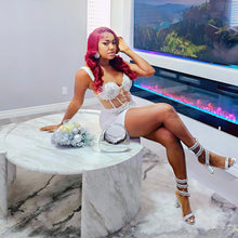 Load image into Gallery viewer, Angel Glam Dress (White)
