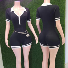 Load image into Gallery viewer, Glo Romper (Black)
