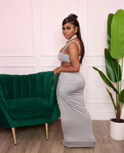 Load image into Gallery viewer, Vibing Skirt Set (Gray)
