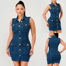 Load image into Gallery viewer, Dream Denim Dress