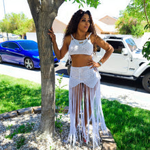 Load image into Gallery viewer, Dainty Crochet Skirt Set (White)
