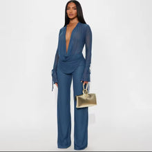 Load image into Gallery viewer, Slick Pant Set (Blue)
