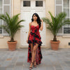 Milan Dress (Red & Black)