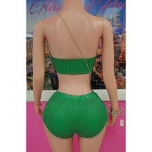 Load image into Gallery viewer, Wild Flower Shorts Set (Green)