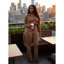Load image into Gallery viewer, Caramel Pant Set (Chestnut)