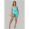 Fancy Shorts Set (Turquoise)