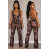Blossom Jumpsuit (Black & Pink)