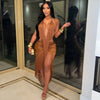Fringe Fantasy Dress (Brown)