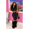 Baddie Fur Set (Black)
