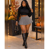 Sexy Pleated Skirt (Gray)