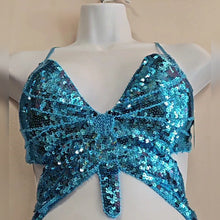 Load image into Gallery viewer, Bling Butterfly Top (Blue)

