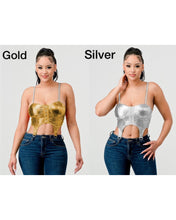Load image into Gallery viewer, Good Gyal Top (Gold) (Silver)
