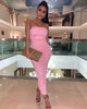 Lovely Dress (Red) (Light Pink)