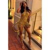 Lux Goddess Corset Dress (Gold)