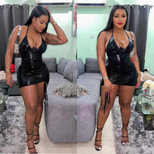 Load image into Gallery viewer, Sexy Metallic Dress (Black)
