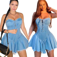 Load image into Gallery viewer, Denim Dreams Dress (Plus Size)
