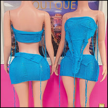 Load image into Gallery viewer, Nia Skirt Set (Blue)
