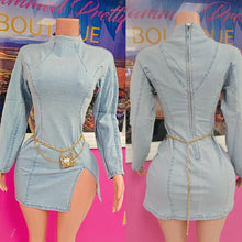 Load image into Gallery viewer, Eva Denim Dress (2 Colors)

