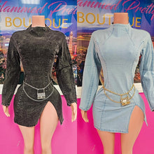 Load image into Gallery viewer, Eva Denim Dress (2 Colors)
