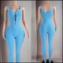 Load image into Gallery viewer, Baddie Mineral Jumpsuit (Blue)
