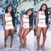 Cocaine Shorts Set (White)