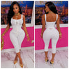 Treat Me Capri Set (White)