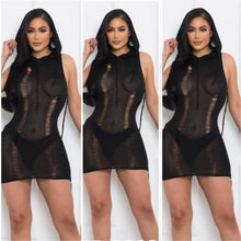 Load image into Gallery viewer, Tripping Dress (Black)
