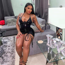 Load image into Gallery viewer, Sexy Metallic Dress (Black)
