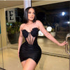 Veronica Mini Dress (Black)