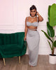 Vibing Skirt Set (Gray)