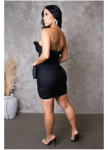 Load image into Gallery viewer, Veronica Mini Dress (Black)
