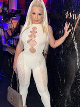 Load image into Gallery viewer, Mesh Doll Jumpsuit (Off White)
