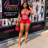 She ready top (Burgundy)